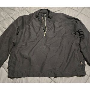 Adidas Mens ClimaShell Windbreaker Jacket Black Size L golf football